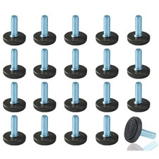 WAFJAMF 20 Pcs M6 Adjustable Furniture Levelers Table Feet Screw in Threaded,...