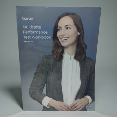 Barbri Multistate Performance Test Workbook July 2024 Book Pre-owned Annotated 