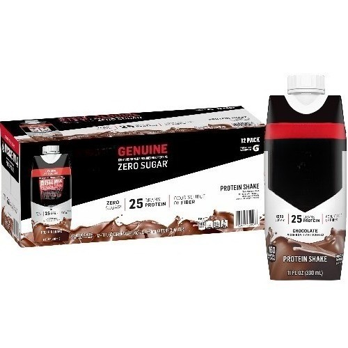 Genuine Protein Shake, Chocolate, 11 fl oz Carton, 12 Pk