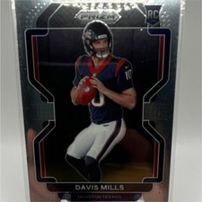 2021 Panini Prizm Rookie Davis Mills Houston Texans Football Card #352 (2021 RC). rookie card picture