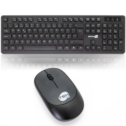 Set Maus E Tastatur Drahtlos Layout Qwerty Portuguese PT Schwarz M&K • Portugal - Bild 5 von 6