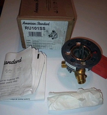 AMERICAN STANDARD RU101SS, SHOWER ROUGH-IN VALVE, GENUINE, NEW, FREE SHIPPING 