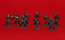 Conte Plastic Playset Figures WWII German Painted 1/32 54mm Toy Soldier Set #4