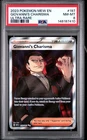 2023 POKEMON MEW EN-151 ULTRA RARE #197 GIOVANNI'S CHARISMA PSA 8