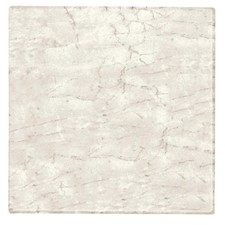 Werzalit Pre-drilled Square Table Top Marble Bianco 600mm