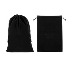 Headphone Bag, 2 Pcs 11.81x7.87 Inch Headset Carrying Pouch Black
