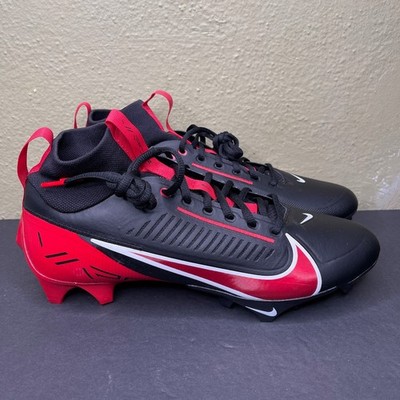 Nike Vapor Edge Pro 360 2 Men Size 11.5 Black Red Football Cleats FN7759-006 New