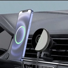 15W Magnetic Wireless Car Charger  Mount for iPhone 12-17 Series, Fast Charge