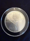 2020 Silver Shield Crucifixion 1 Troy oz Pure .999 Jesus Crucifix Round Coin BU
