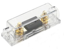 in-Line ANL Fuse Holder 0/2/4 Gauge AWG with 150Amp ANL Fuse Gold-Plated 1 P...