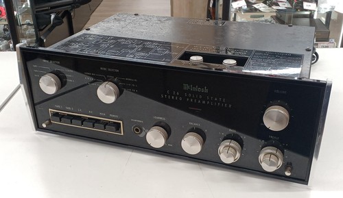 McIntosh C26 Solid State Stereo Preamplifier Vintage Control Amp Tested