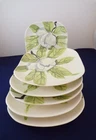 Red Wing Magnolia Chartreuse 6.25" bread plates. Set of 6.