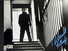 Nick Castle Signed " The Shape " 8x10 Halloween Photo AUTO BAS Beckett