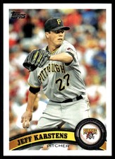 Jeff Karstens 2011 Topps Update #US274 Pirates MLB READ FREE SHIP AutographDen
