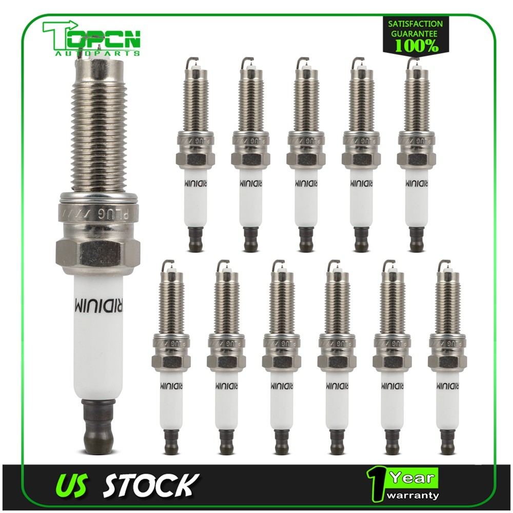 12x Spark Plugs Iridium  Platinum For Audi A8 Quattro 2012-2016 6.3L