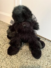 Webkinz Black Poodle Plush - No Code - Very Good Condition