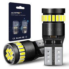 Auxito T10 194 168 2825 Led License Plate Lights Bulb White Red Amber Blue W5w