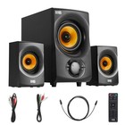 Acoustic Audio Home 2.1 Speaker System with Bluetooth/Optical/USB/Aux/SD Inputs