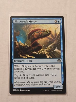 Shipwreck Moray - Aether Revolt - LP - Common - Creature - MTG