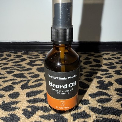 Bath & Body Works BEARD OIL With Coconut Oil & Vitamin E 1.5 Fl Oz/45mL