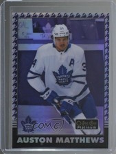2020-21 O-Pee-Chee Platinum Rainbow Purple Houndstooth 12/15 Auston Matthews 0tf