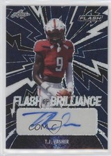 2021 Leaf Flash of Brilliance Navy Blue 9/75 TJ Vasher #FB-TJV Auto 0u66