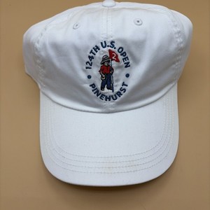 PINEHURST 124th US Open Hat USGA Member White Adjustable golf classic