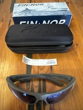 Fin-Nor North Drop Blue Mirrored Polarized Fishing Sunglasses 269 Retail