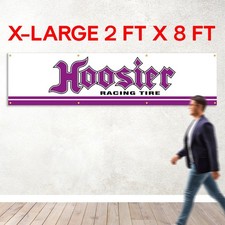 Hoosier Racing Tires Banner Flag Big 2x8 Feet Tire Shop Store Mechanic Garage