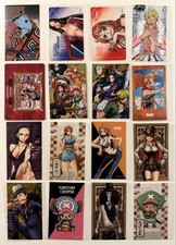 One Piece Card Sticker Scratch Others 16 Pieces Luffy Zoro Nami Robin Others