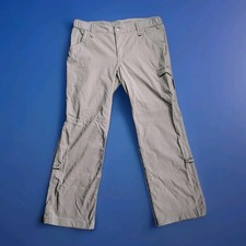 Duluth Pants Women's 14x31 Beige Flex Dry On The Fly Convertible Bootcut Hiking
