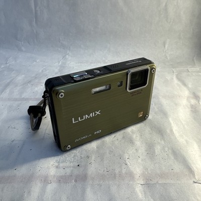 Panasonic Lumix DMC-TS1 Digital Camera | 12MP | Green - Tested