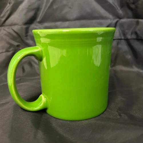 Fiesta Java Coffee Mug D Handle 12oz Shamrock Green Retired HLC Fiestaware