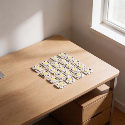 20 Stück 5V 5W LED Lampenperlen mit effizienter Wärmeableitung Aluminiumplatte