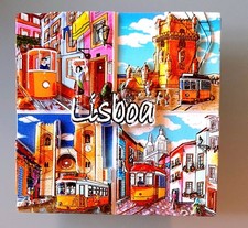 Fridge Magnet From Portugal. Ceramic Tiles. PORTUGAL. HARIASTAMP 