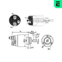 ERA Magnetschalter, Starter ZM6381 Passend FüR Iveco UAZ
