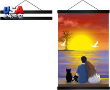 12 Inch Wide Magnetic Poster Hanger Frame, 12X18 12X16 12X24 Wood Frame