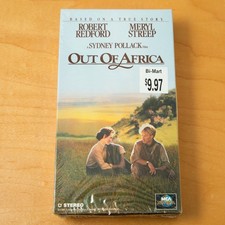 1985 Out of Africa - Universal VHS-1992 Video Tape Robert Redford Meryl Streep