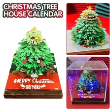 +3D Christmas Tree Memo Pad Paper Craft Art Notepad Note Pad Note NonSticky R8I2