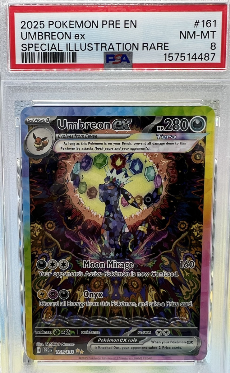 Umbreon ex 161/131 Sv: Prismatic Evolutions Holo for sale online
