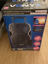 Vonyx AP1200PA Portable PA System 600W Bluetooth Wireless Speaker Mic