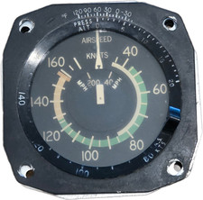Cessna Airspeed Indicator C661065-0107, Part NO. EA-5174-14-CES EDO-AIRE Gauge