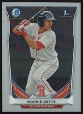 Mookie Betts Rookie #BCP109 2014 Bowman Chrome Boston Red Sox 1st Bowman Card
