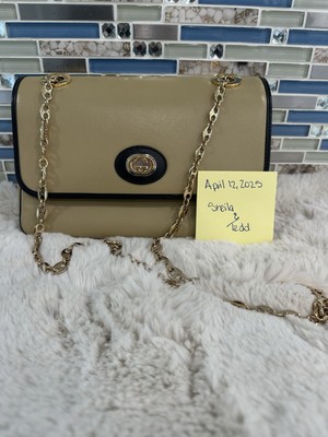 Gucci Beige And Tan Marina 