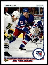 1990-91 Upper Deck David Shaw New York Rangers #15