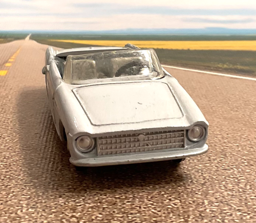 MERCURY Italy #10 INNOCENTI 950 Sports Roadster 1962 pale blue original - Picture 6 of 9