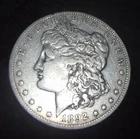 1892-CC Morgan Silver Dollar - Choice VF+ details from the Carson City mint