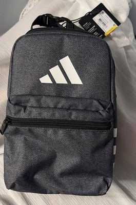 Adidas Santiago 3 Lunch Bag, Twill  Onix Grey Black NWT $28