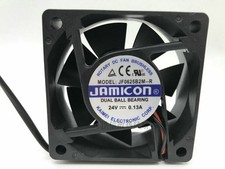 1 PCS  Fan JF0625B2M-R DC 24V 0.13A 6025 6CM  2 Pin