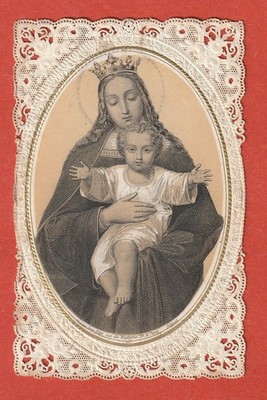 CANIVET - FROMMES BILD - 19. Jh. - MARIA, DIE DIE KIRCHE TRÖSTERIN nennt